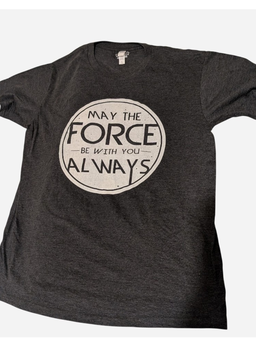 May The Force Be With You Always Graphic Tee - Dark Gray